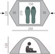Миниатюра изображения товара Палатка BTrace Cloud 2 (зеленый)