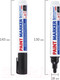 Миниатюра изображения товара Маркер-краска Brauberg Professional Plus Extra / 151451 (черный)