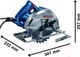 Миниатюра изображения товара Профессиональная дисковая пила Bosch GKS 140 (0.601.6B3.020)
