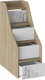 Миниатюра изображения товара Лестница для кровати ТриЯ Оксфорд ТД-139.11.12 с ящиками (ривьера/белый с рисунком)