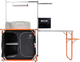 Миниатюра изображения товара Кухня походная НПО Кедр Premium Orange с обвесом / KP-01F