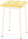 Миниатюра изображения товара Табурет AMC Comfort 7.3.15 (ткань желтый/слоновая кость)