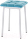 Миниатюра изображения товара Табурет AMC Comfort 7.5.13 (ткань бирюзовый/серебристый)