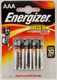 Миниатюра изображения товара Комплект батареек Energizer Alkaline Power LR03 4BL (4шт)