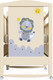 Миниатюра изображения товара Детская кроватка VDK Happy Lion колесо-качалка (слоновая кость)