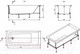Миниатюра изображения товара Ванна акриловая Roca Elba 170x75 / 248507000 (без монтажного комплекта)