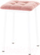 Миниатюра изображения товара Табурет AMC Comfort 7.6.7 (ткань розовый/белый)