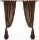 Миниатюра изображения товара Штора Belezza Blackout Derby 038 DRP T 140x270 (шоколад)