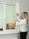 Миниатюра изображения товара Рулонная штора Lm Decor Жаккард LM 66-22 180x185 (салатовый)