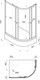 Миниатюра изображения товара Душевой уголок Triton Коралл В Мозаика 120x80 L