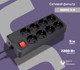 Миниатюра изображения товара Сетевой фильтр Buro 800SH-5-B (черный)