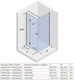 Миниатюра изображения товара Душевой уголок Riho Polar P206L 100x80 / GP0208201
