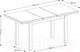Миниатюра изображения товара Обеденный стол Senira Кастусь 110-145x70 (белый/белый)