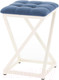 Миниатюра изображения товара Табурет AMC Comfort 8.3.12 (ткань синий/слоновая кость)