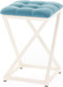 Миниатюра изображения товара Табурет AMC Comfort 8.3.13 (ткань бирюзовый/слоновая кость)