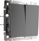 Миниатюра изображения товара Выключатель Werkel W1120004 / a050756 (графит рифленый)
