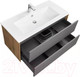 Миниатюра изображения товара Тумба под умывальник Акватон Сохо 100 (1A258201AJA00)