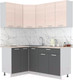 Миниатюра изображения товара Кухонный гарнитур Интерлиния Мила Лайт 1.2x1.8 (вудлайн кремовый/антрацит/бискайская сосна)