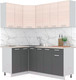 Миниатюра изображения товара Кухонный гарнитур Интерлиния Мила Лайт 1.2x1.9 (вудлайн кремовый/антрацит/бискайская сосна)