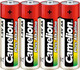 Миниатюра изображения товара Комплект батареек Camelion LR 6 Plus Alkaline SP-4 / LR6-SP4