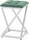 Миниатюра изображения товара Табурет AMC Comfort 8.5.9 (ткань зеленый/серебристый)