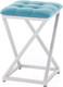 Миниатюра изображения товара Табурет AMC Comfort 8.5.13 (ткань бирюзовый/серебристый)