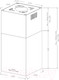 Миниатюра изображения товара Вытяжка коробчатая Korting KHA 45970 W Cube