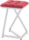 Миниатюра изображения товара Табурет AMC Comfort 9.5.8 (ткань красный/серебристый)