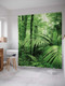 Миниатюра изображения товара Шторка-занавеска для ванны JoyArty Лесной папоротник / sc_16278