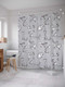 Миниатюра изображения товара Шторка-занавеска для ванны JoyArty Кошачья нежность / sc_21699