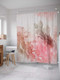 Миниатюра изображения товара Шторка-занавеска для ванны JoyArty Цветочный туман / sc_17043