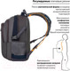 Миниатюра изображения товара Рюкзак Brauberg MainStream 2 / 224446 (серо-синий)