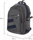 Миниатюра изображения товара Рюкзак Brauberg MainStream 2 / 224446 (серо-синий)