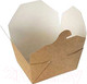 Миниатюра изображения товара Набор коробок упаковочных для еды Krafteco Eco Fold Box 600 (50шт)