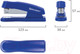 Миниатюра изображения товара Степлер Brauberg Standard+ / 228609 (синий)