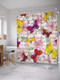 Миниатюра изображения товара Шторка-занавеска для ванны JoyArty Письмо в бабочках / sc_11030