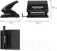 Миниатюра изображения товара Дырокол Brauberg Black Jack / 227796 (черный)