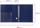 Миниатюра изображения товара Папка-регистратор Brauberg Диагональ / 221350 (темно-синий)