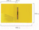 Миниатюра изображения товара Папка для бумаг Brauberg Contract / 221785 (желтый)