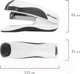 Миниатюра изображения товара Степлер Brauberg Jet Pro / 228585 (белый/черный)