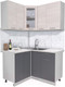 Миниатюра изображения товара Кухонный гарнитур Интерлиния Мила 12x13 (вудлайн кремовый/антрацит/бискайская сосна)