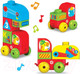 Миниатюра изображения товара Развивающая игрушка Азбукварик Talky Blocks Машинки на стройке / 2762