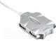 Миниатюра изображения товара USB-хаб Buro BU-HUB4-0.5-U2.0-Candy (серебристый)