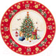 Миниатюра изображения товара Тарелка столовая обеденная Lefard Елка / 85-1705 (красный)