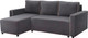 Миниатюра изображения товара Диван угловой Мебельград Некст Стандарт (альба темно-серый/альба бежевый)