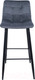 Миниатюра изображения товара Стул барный AksHome Stella (серый велюр HLR21/черный)