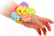 Миниатюра изображения товара Погремушка Жирафики Радужный цветочек на руку / 939714