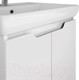 Миниатюра изображения товара Тумба под умывальник Dreja Q Plus (D) / 99.1004 (белый глянец)