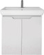 Миниатюра изображения товара Тумба под умывальник Dreja Q Plus (D) / 99.1004 (белый глянец)