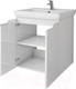 Миниатюра изображения товара Тумба под умывальник Dreja Q Plus (D) / 99.1008 (белый глянец)